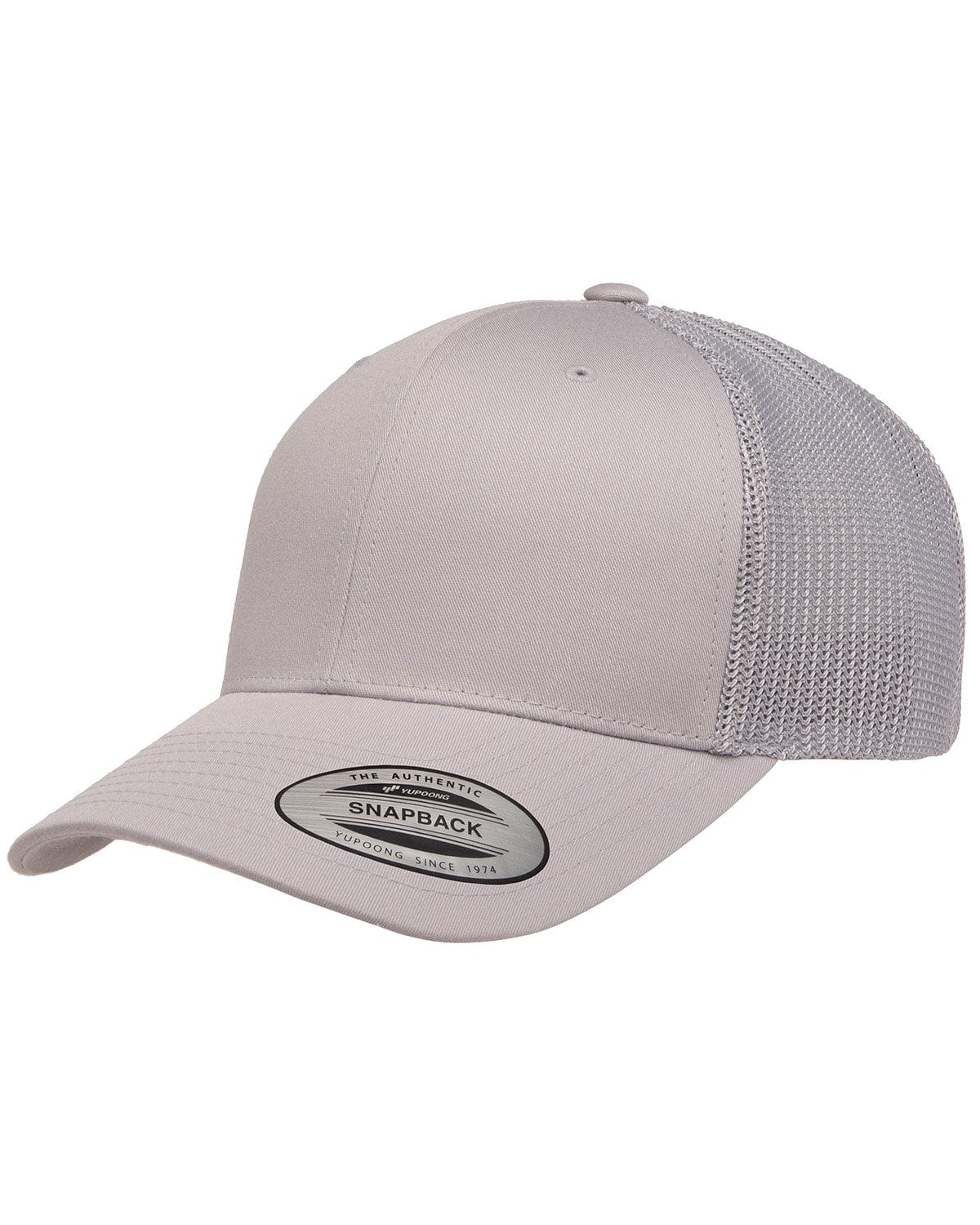 Yupoong Headwear OS / Silver Yupoong 6606: Adult Retro Trucker Cap