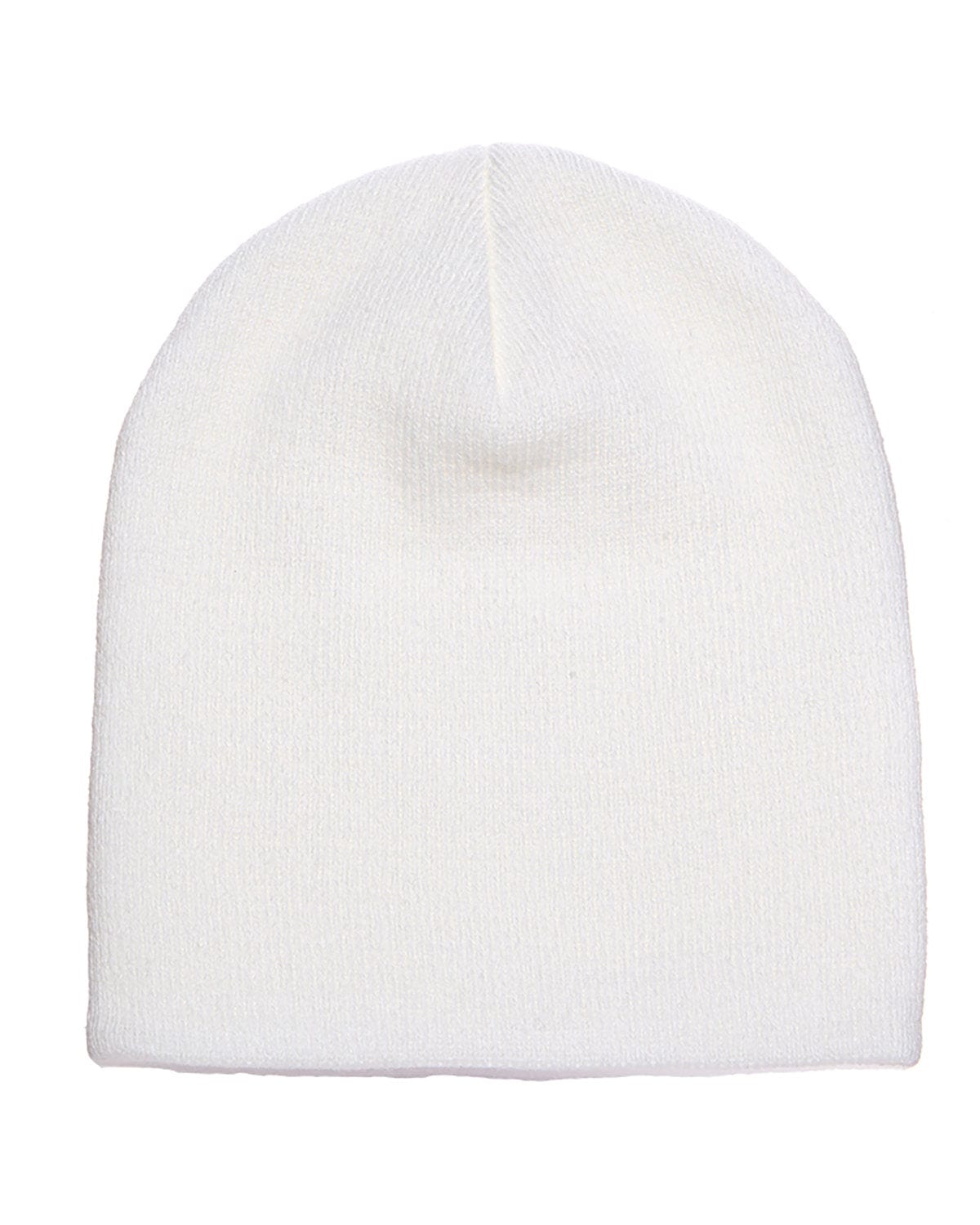 Yupoong Headwear OS / White Yupoong 1500 Adult Knit Beanie