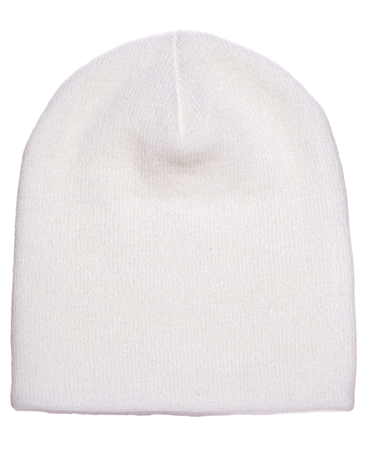 Yupoong Headwear OS / White Yupoong 1500: Adult Knit Beanie