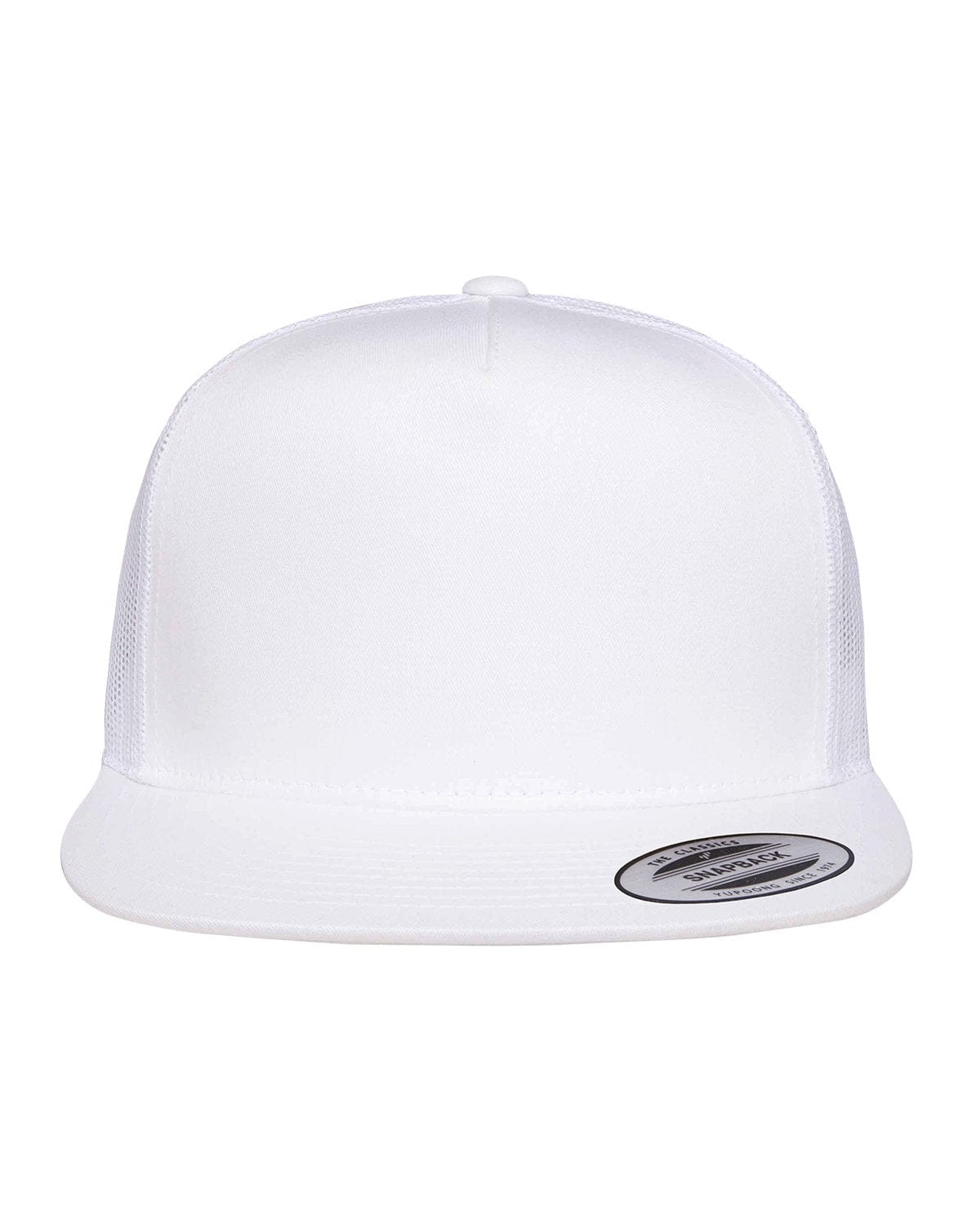 Yupoong Headwear OS / White Yupoong 6006 Adult 5-Panel Classic Trucker Cap