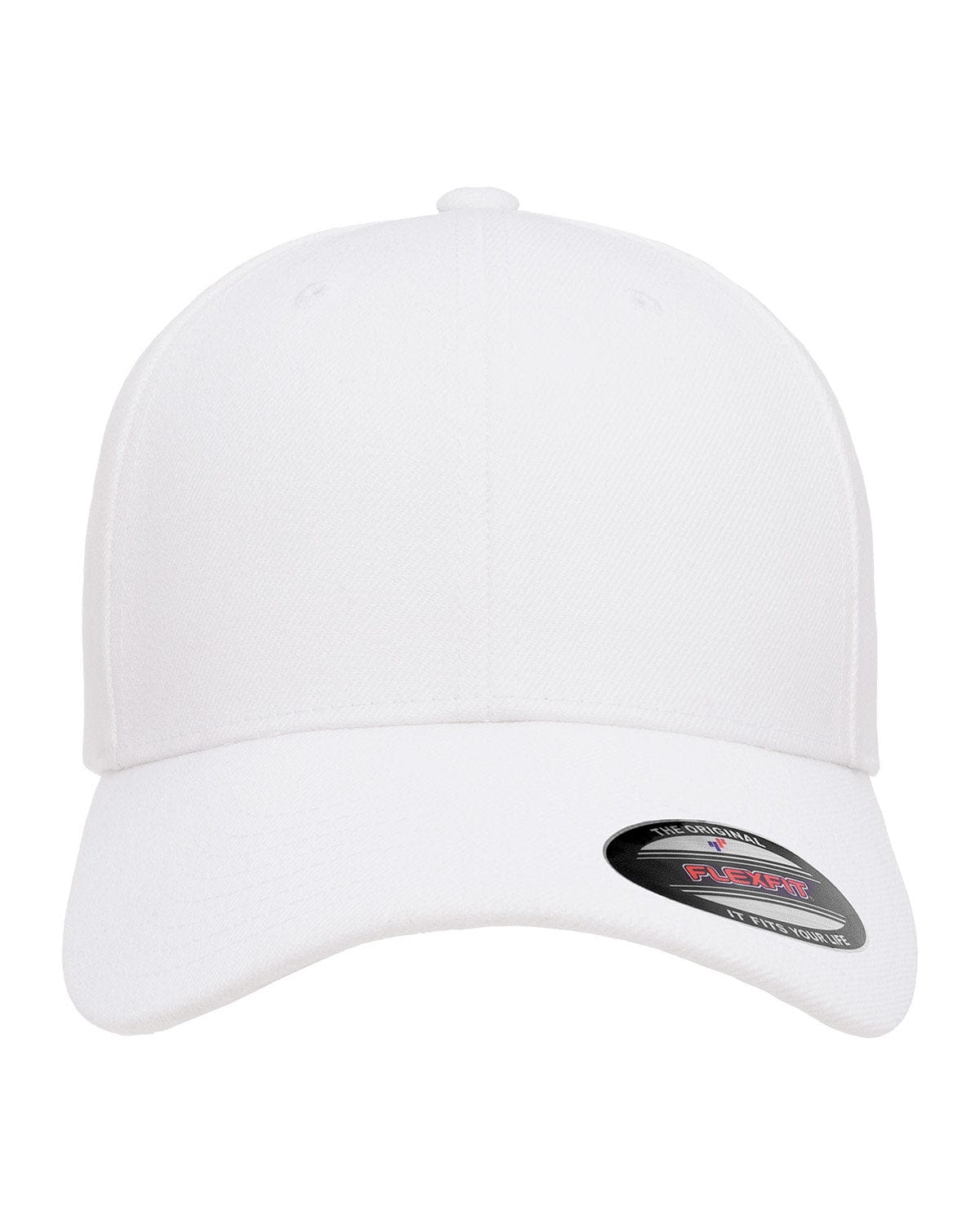 Yupoong Headwear OS / White Yupoong 6789M: Premium Curved Visor Snapback